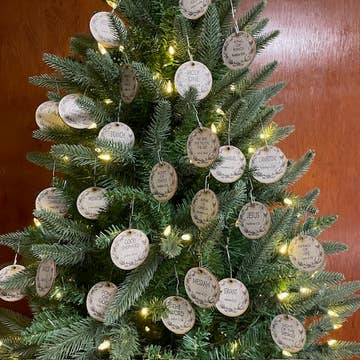 25 Names of Christ Advent Ornaments