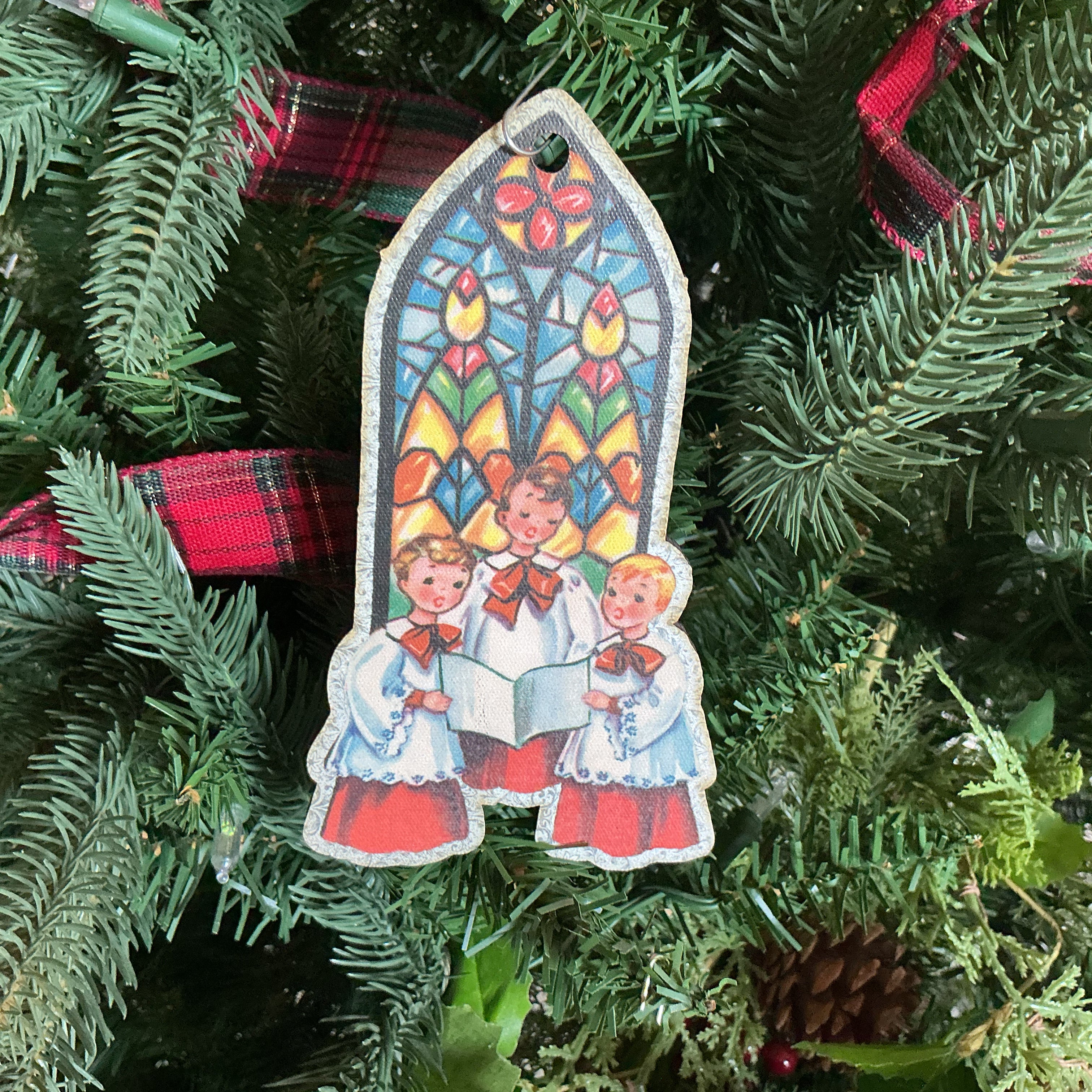 Vintage Christmas Choir Ornament