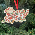 Playful Santa Joy Ornament