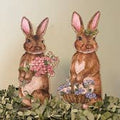 Set of 2 16" Stand Up Table top Bunnys