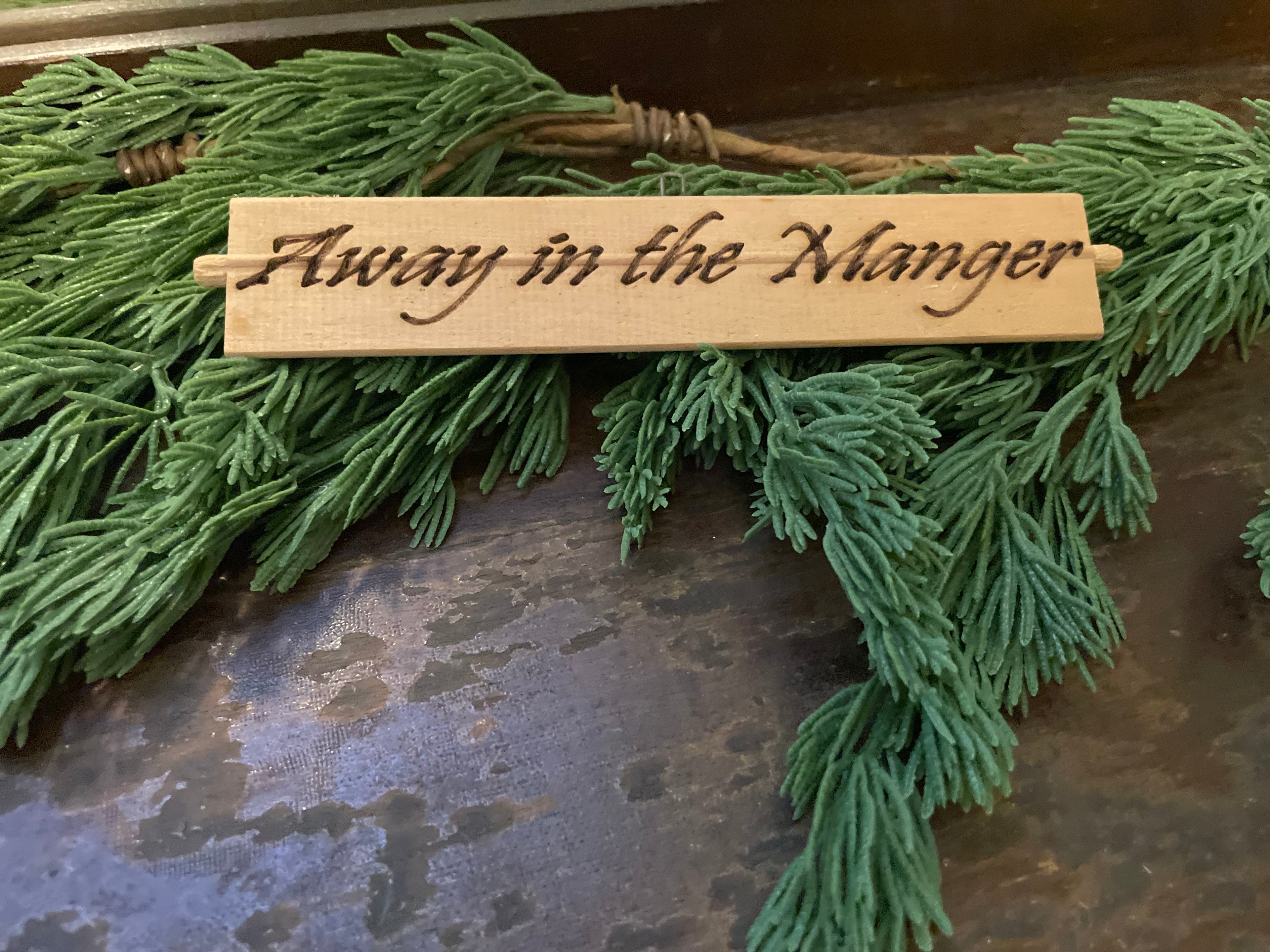 Away in the Manger Shutter Stick
