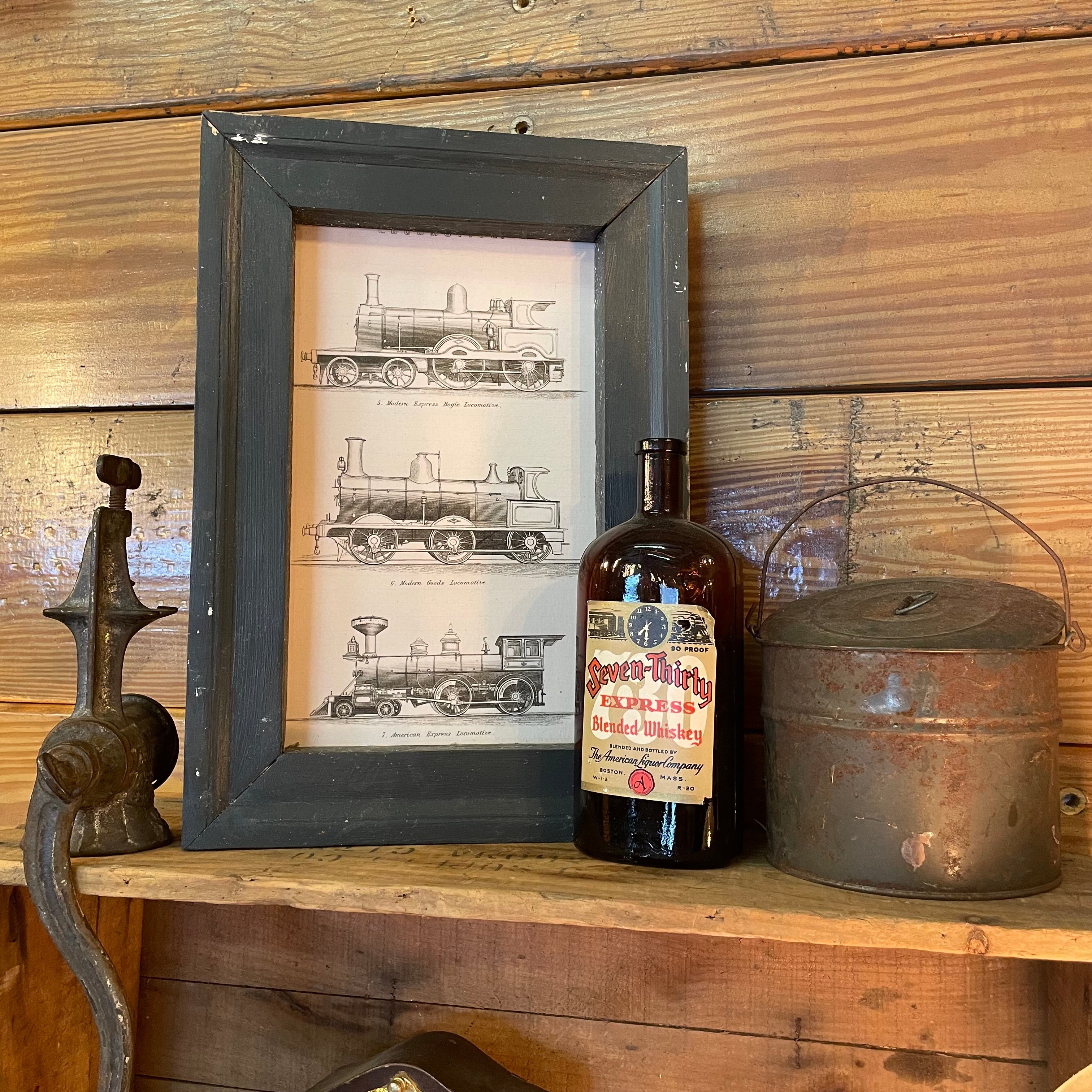 Framed Locomotives/Trains canvas print
