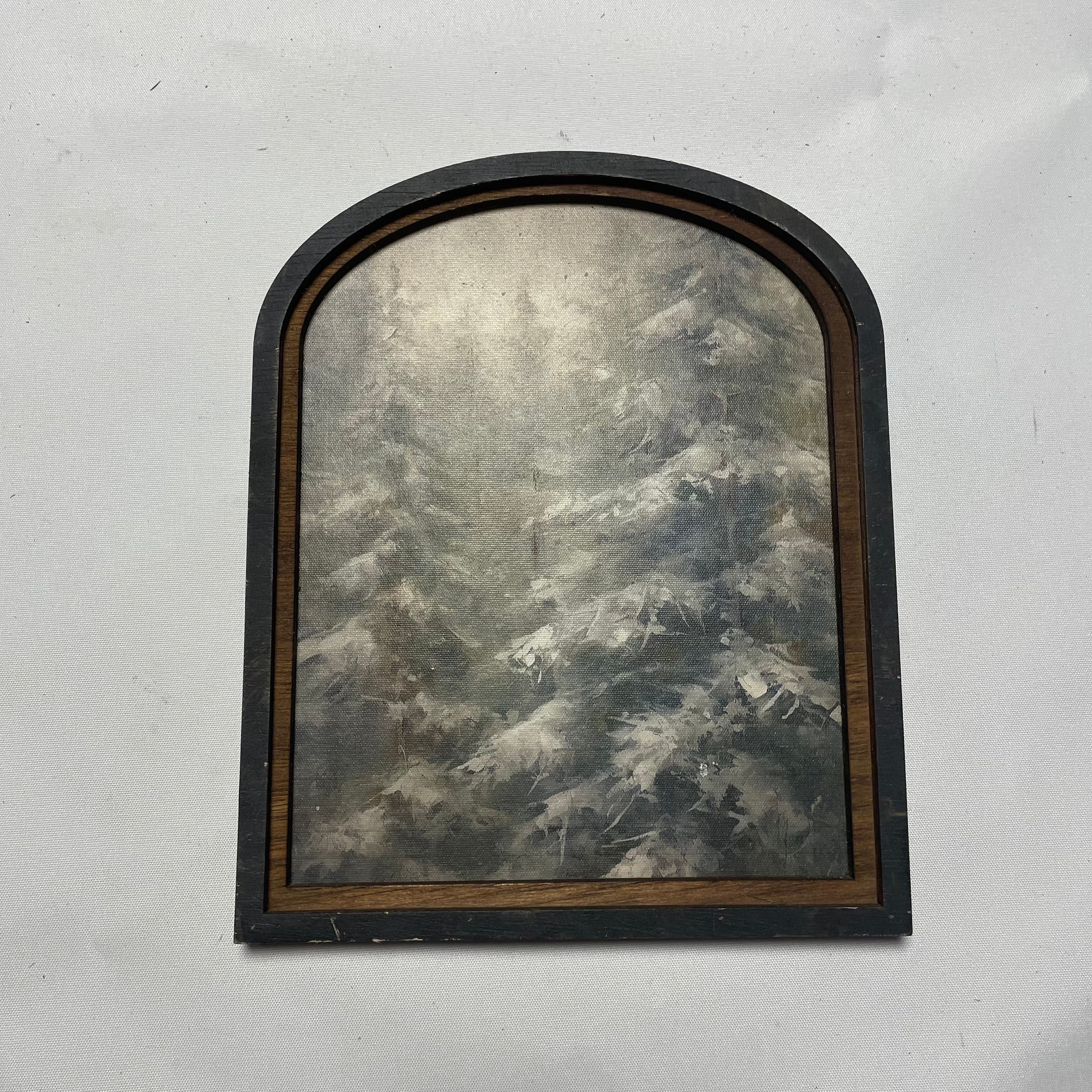 Evergreen Forest in small arch double frame