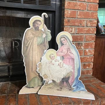 Holy Family Stand Up Nativity