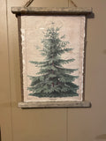 Douglas Fir Botanical Plate Plaque