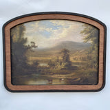 Pastoral Lake Arched Frame