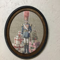 Nutcracker Print Framed in Oval Frame