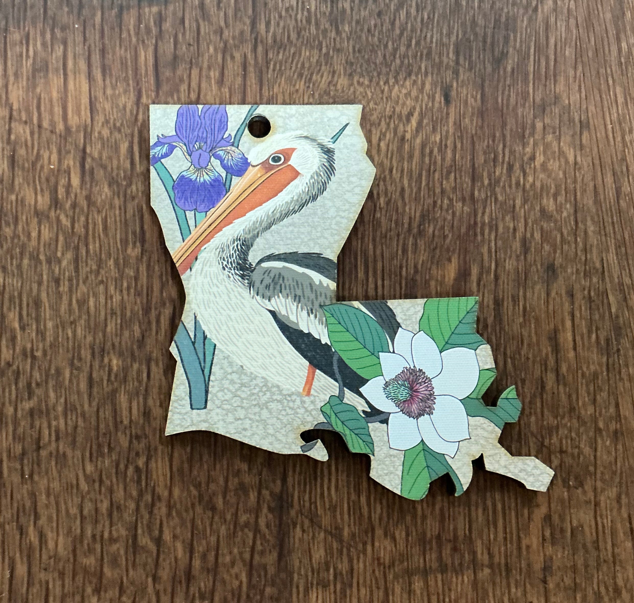 Louisiana State Inspired Ornament