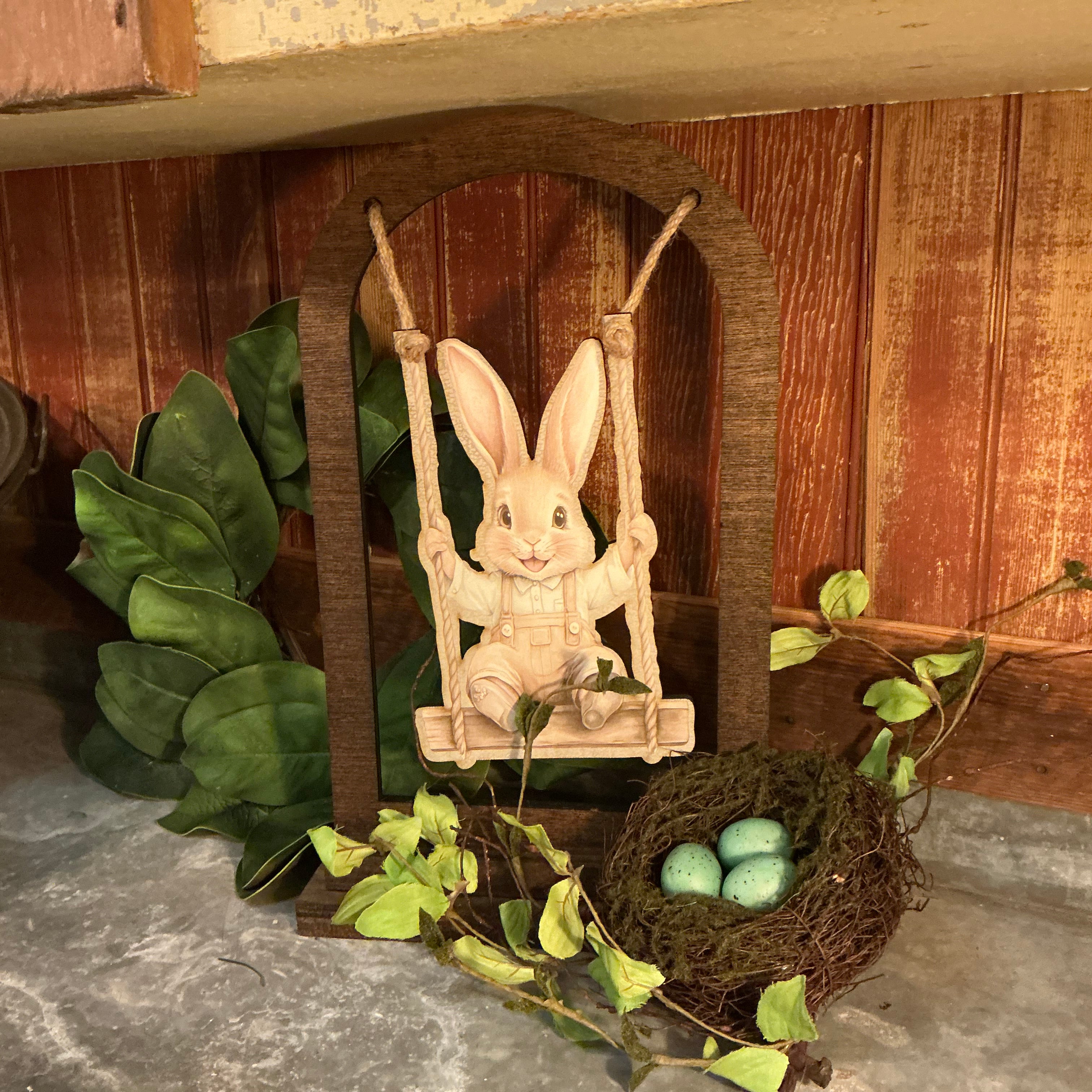 Swinging Bunny Stand Up
