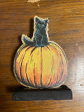 Black Cat and Pumpkin Standup