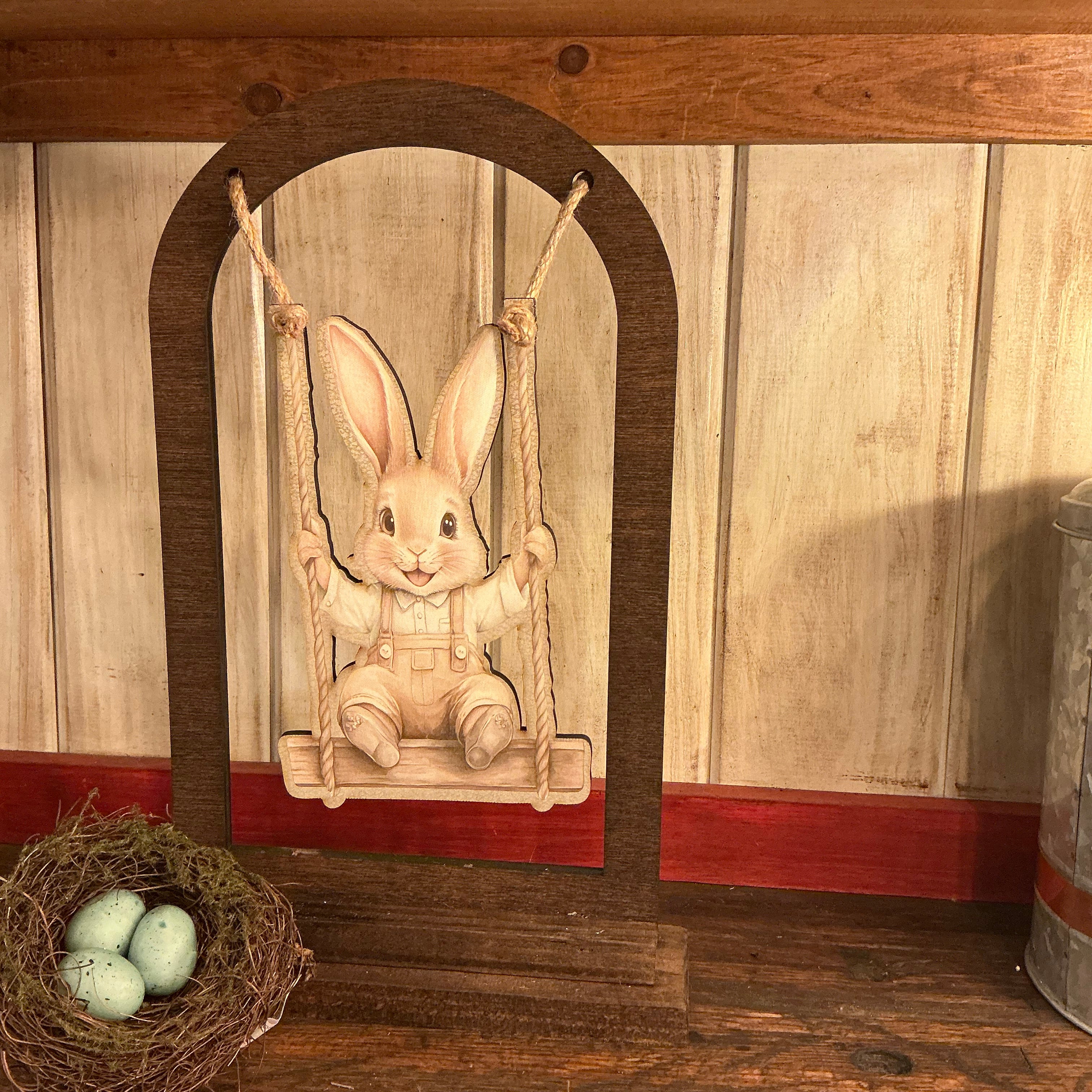 Swinging Bunny Stand Up