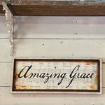 AMAZING GRACE FRAMED CANVAS