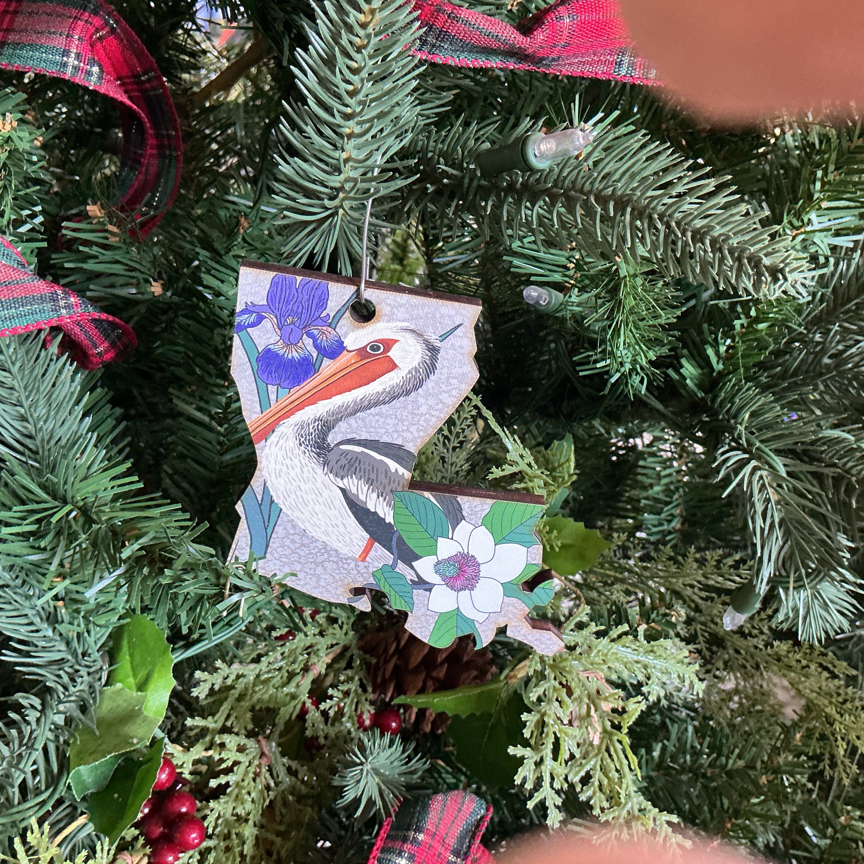 Louisiana State Inspired Ornament