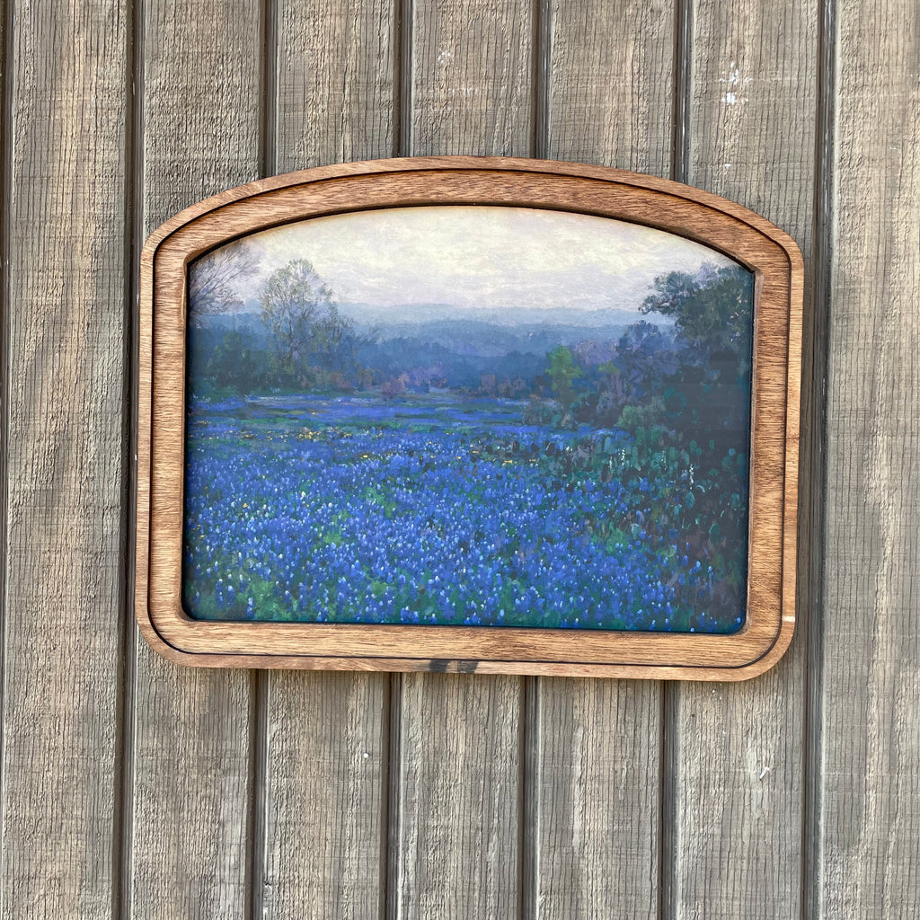 Bluebonnets Wide Arched Frame