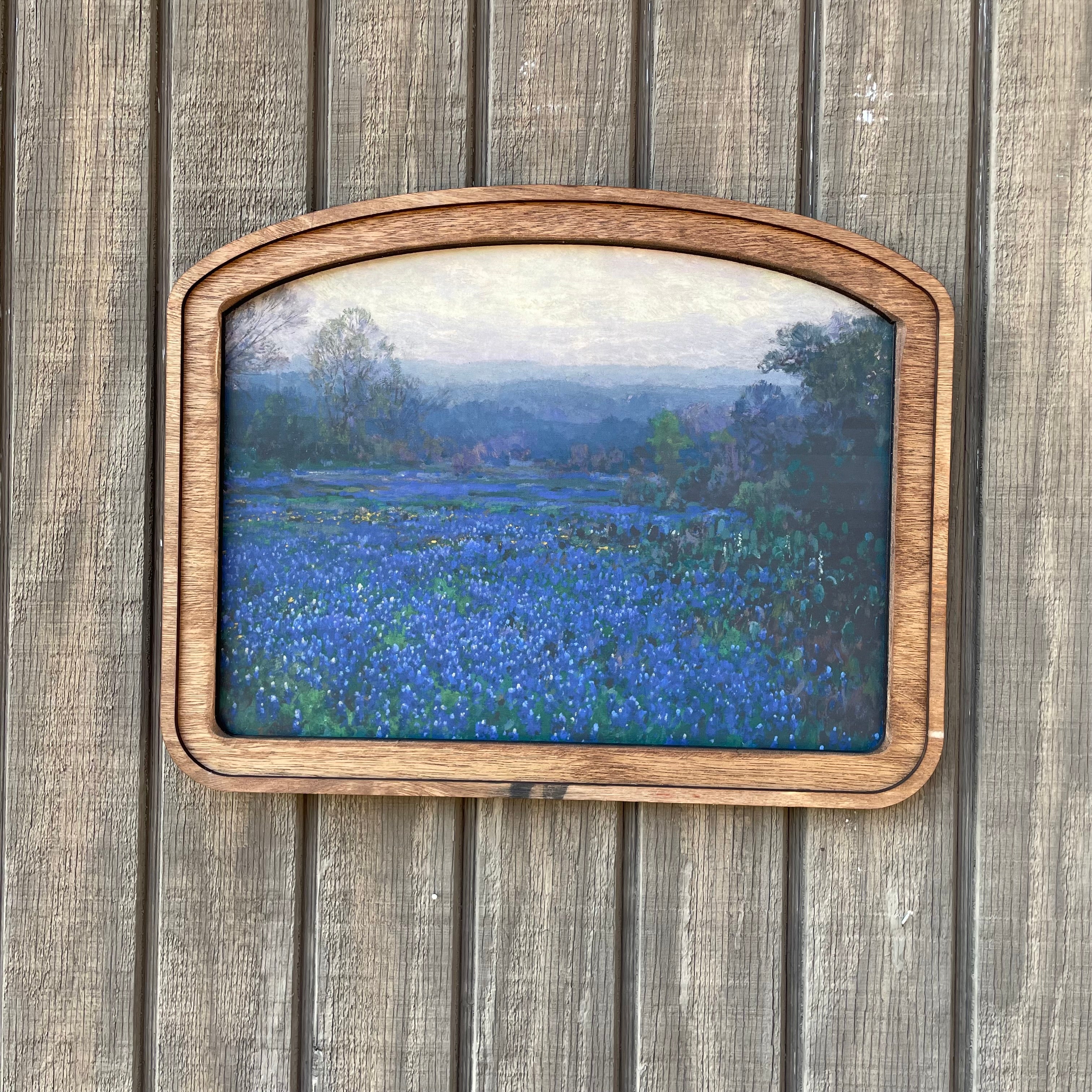 Bluebonnets Wide Arched Frame