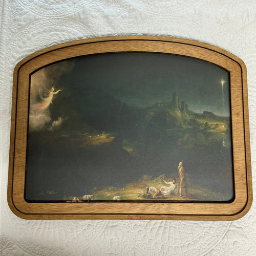 Angels appear to Shepherds Wide Arch framed print