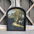 Sleepy Hollow Canvas in Small arched frame.