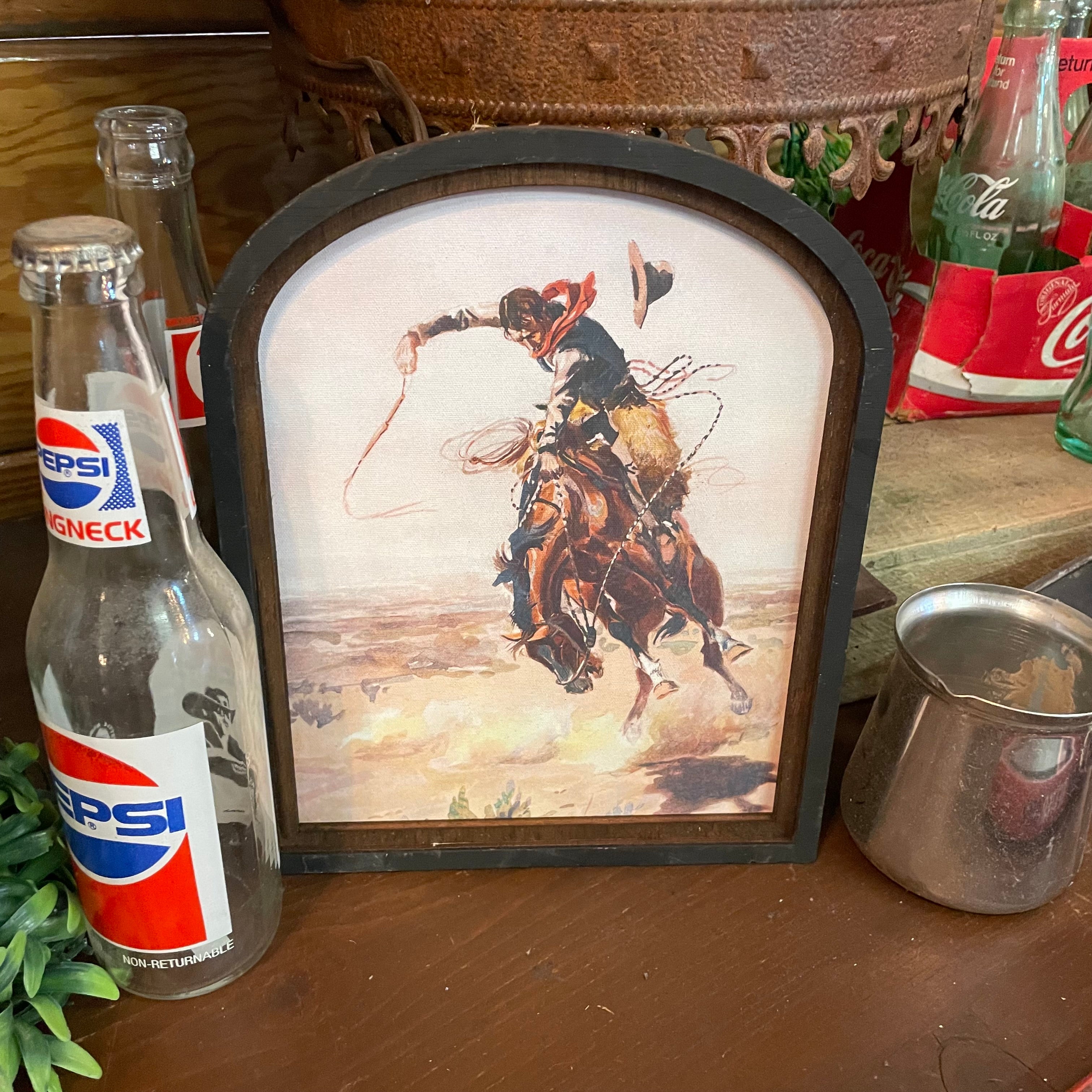 Canvas Print of Bucking Horse Arch Frame