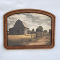 Rustic Barnyard Wide Arched Frame