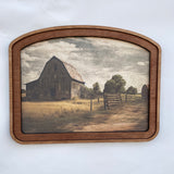 Rustic Barnyard Wide Arched Frame