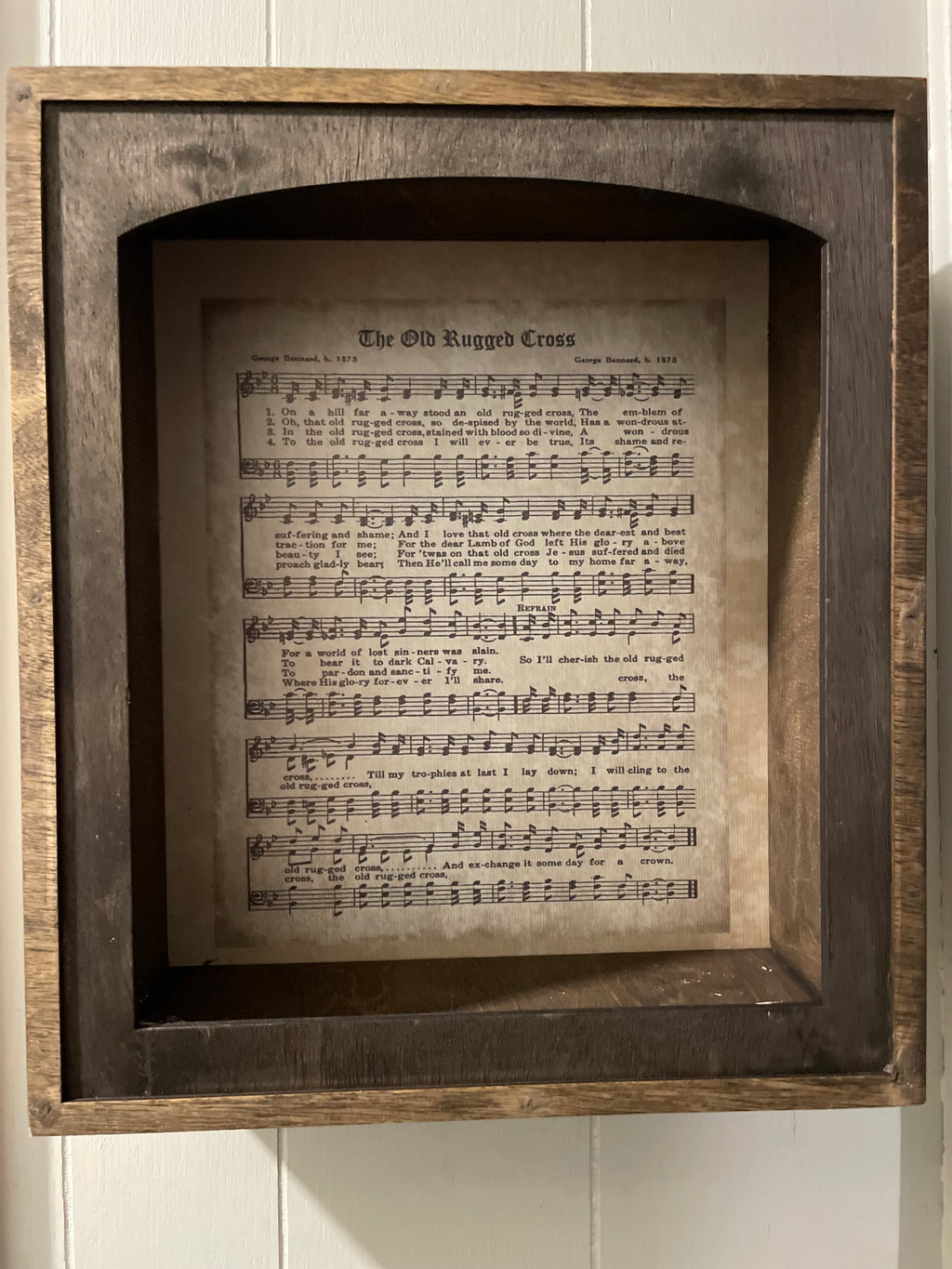 The Old Rugged Cross Shadow Box