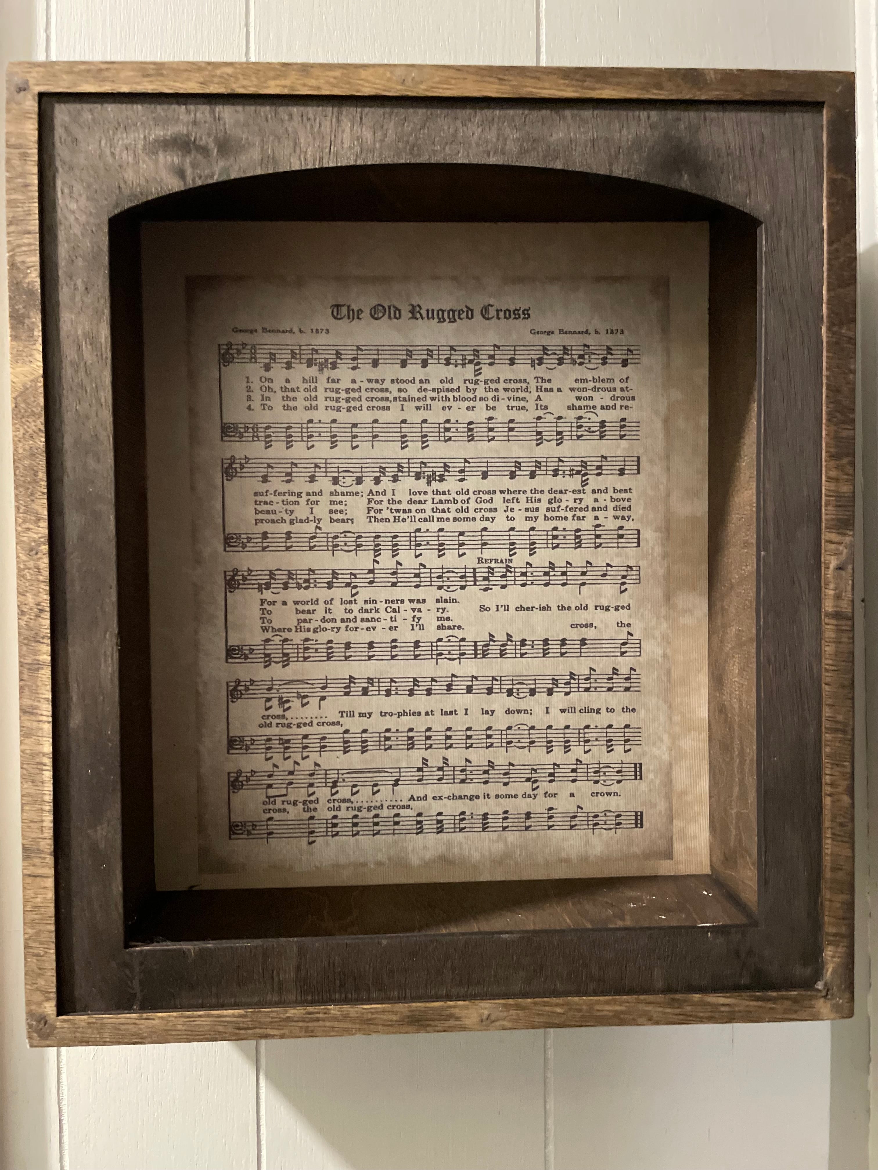The Old Rugged Cross Shadow Box