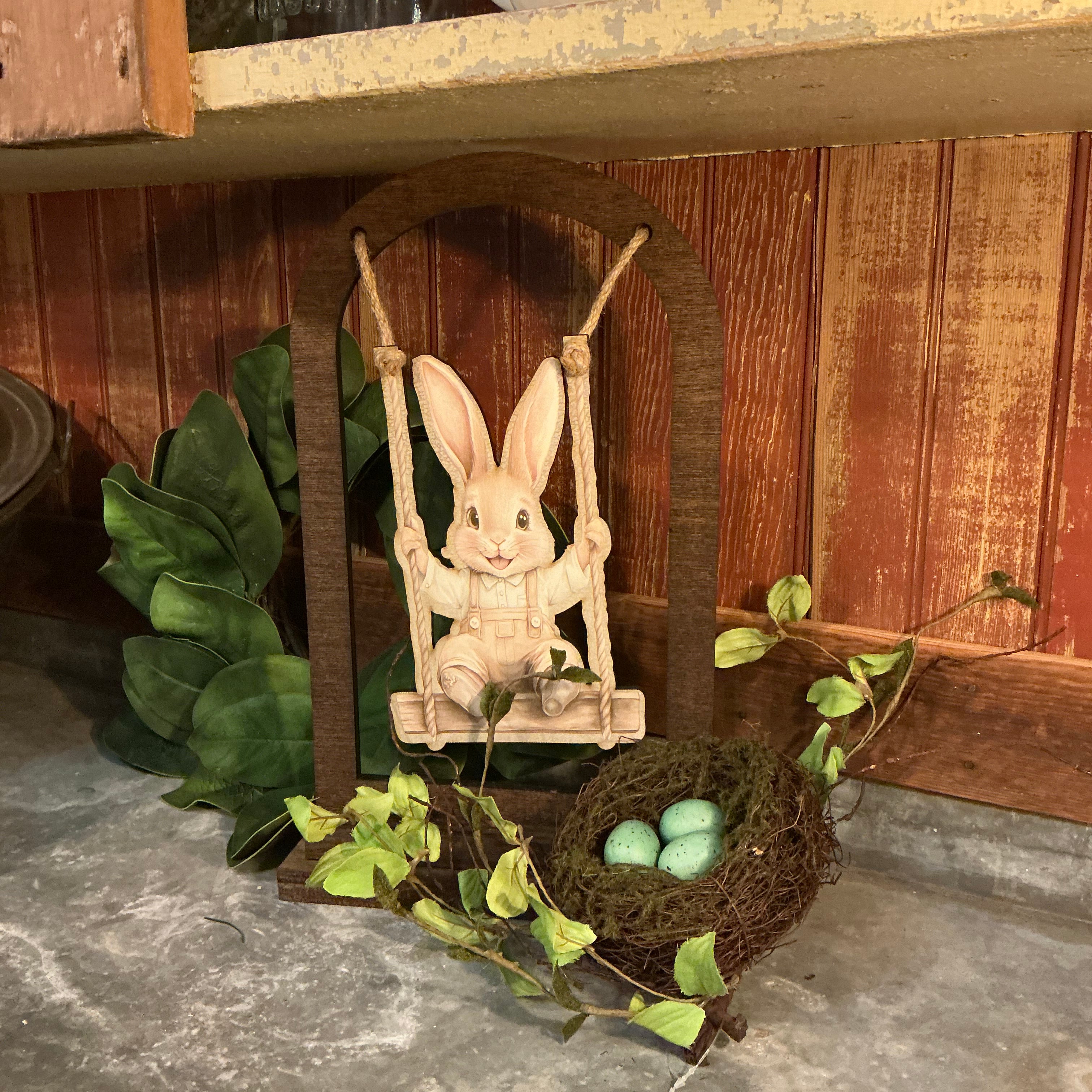 Swinging Bunny Stand Up