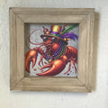Mardi Gras Crawfish wearing Hat