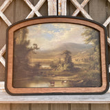 Pastoral Lake Arched Frame