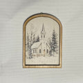 Snow Covered Country Church Ornament