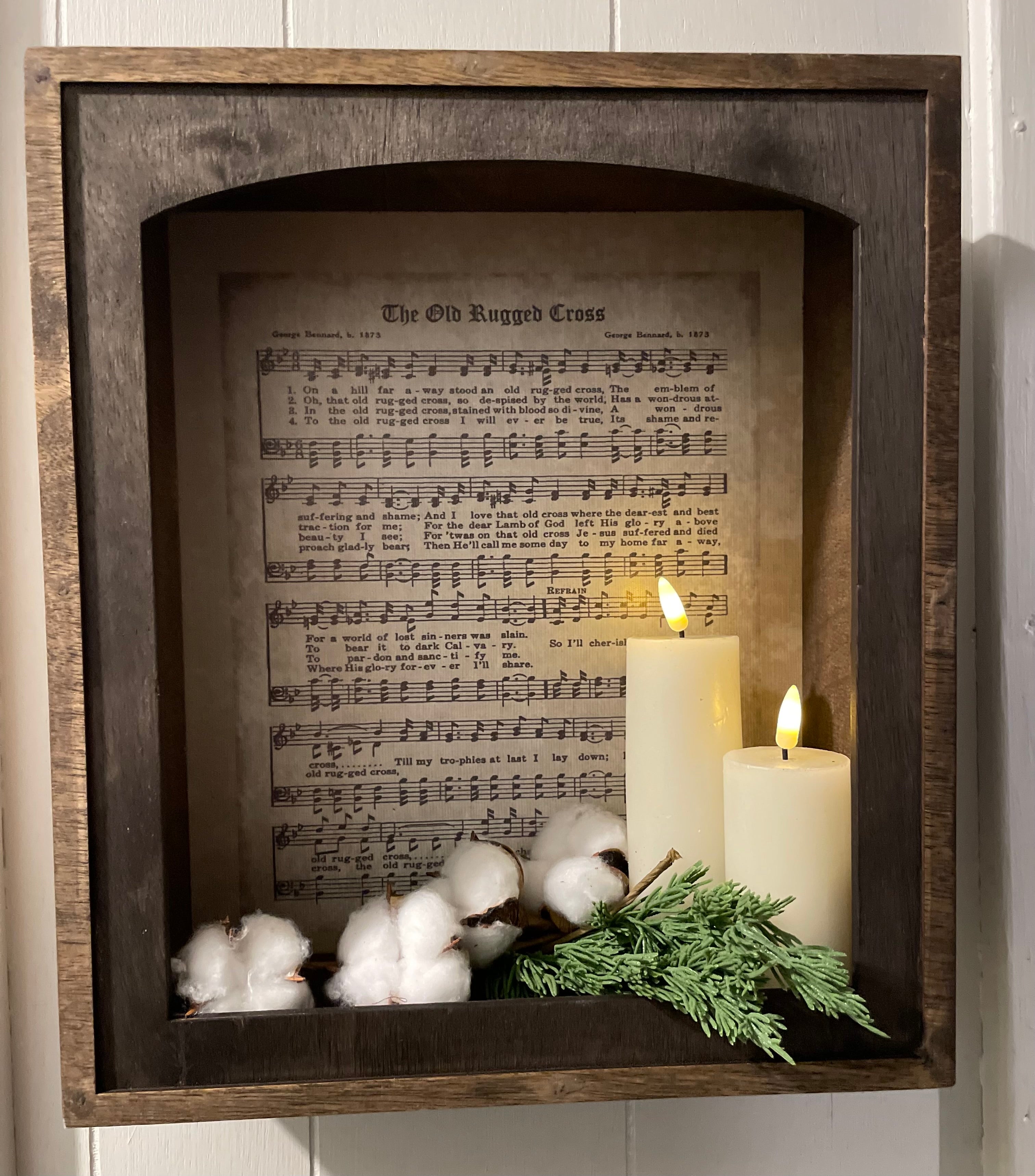 The Old Rugged Cross Shadow Box
