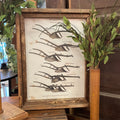 Antique Horsedrawn Plows Framed Canvas Print