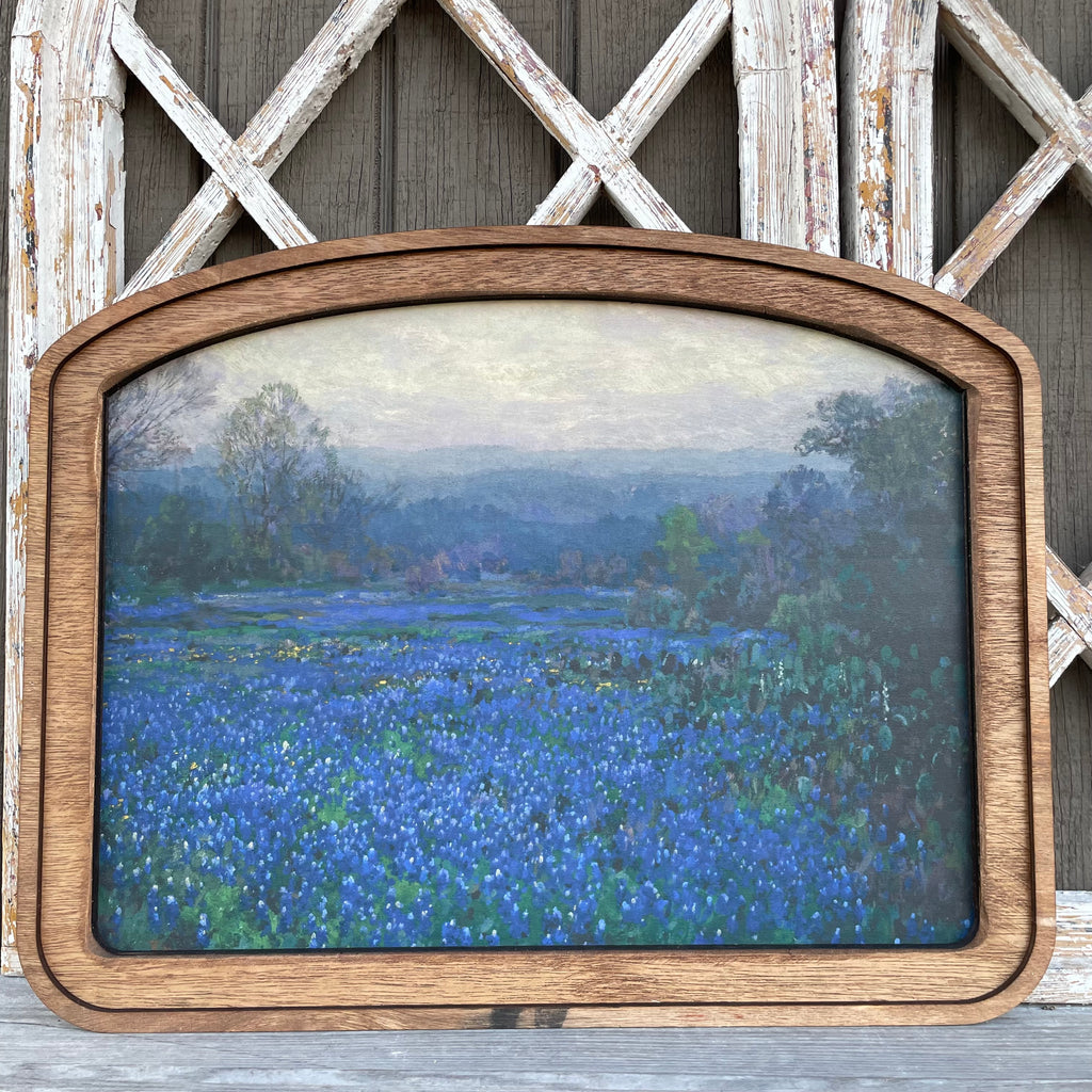 Bluebonnets Wide Arched Frame