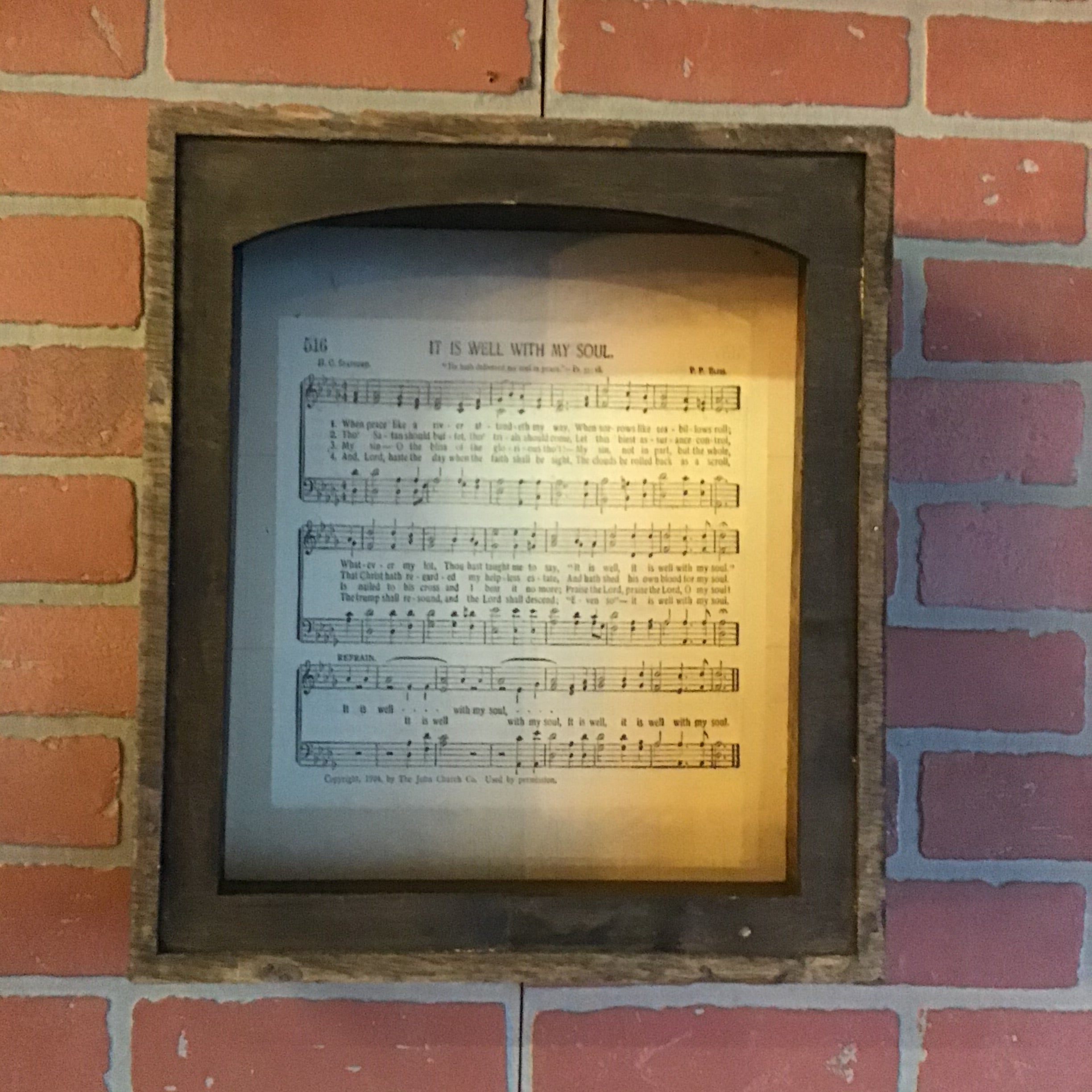 It is well with my soul Shadow Box