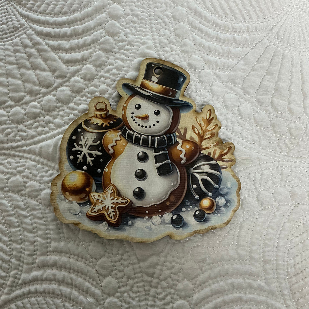 Gingerbread Snowmen Ornament 