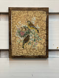 Set of 4 Birds on Box frame