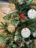 25 Names of Christ Christmas Advent Ornaments