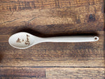Mix in the Blessings wooden spoon