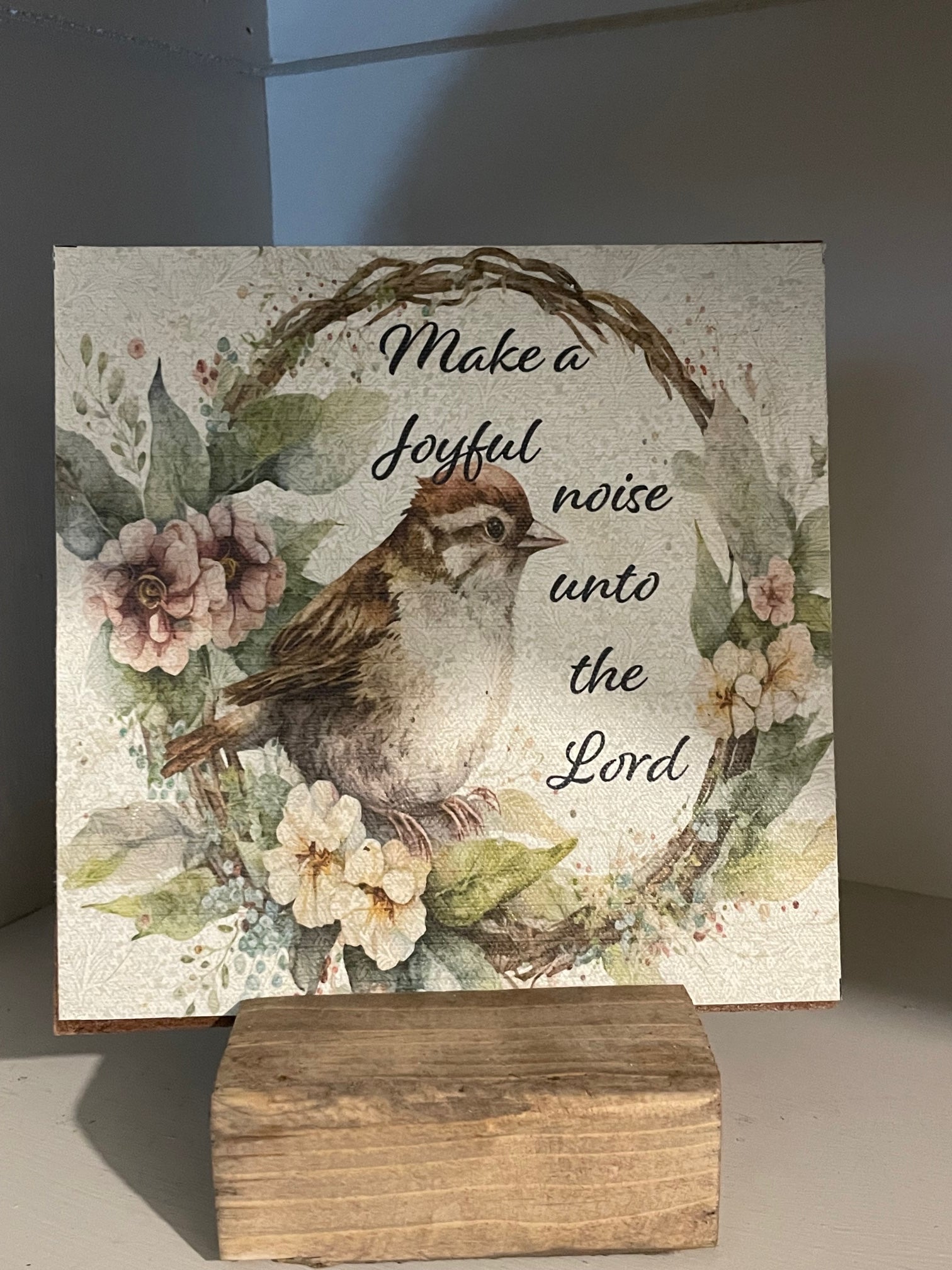 MAKE A JOYFUL NOISE SHELF SITTER