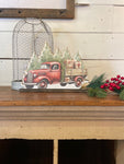 Red Truck Shelf Sitter