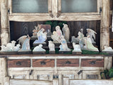 Large Vintage Nativity Scene