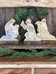 Large Vintage Nativity Scene