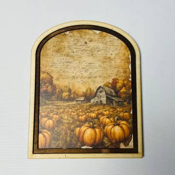 Farmhouse Pumpkin Patch Small Arch Frame