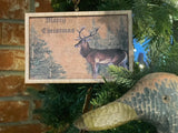 Christmas Deer Ornaments Set of 2