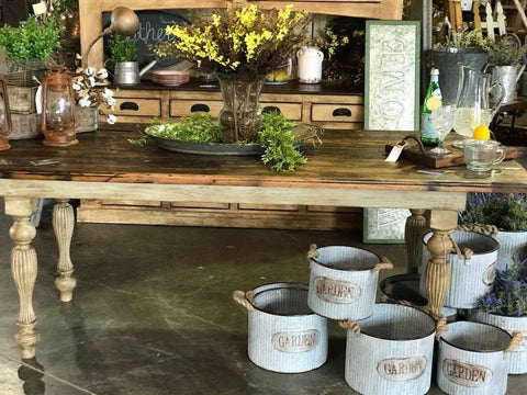Farm Style Reclaimed Cargo Kitchen Table