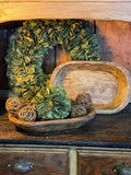 Waxed Basin Dough Bowl